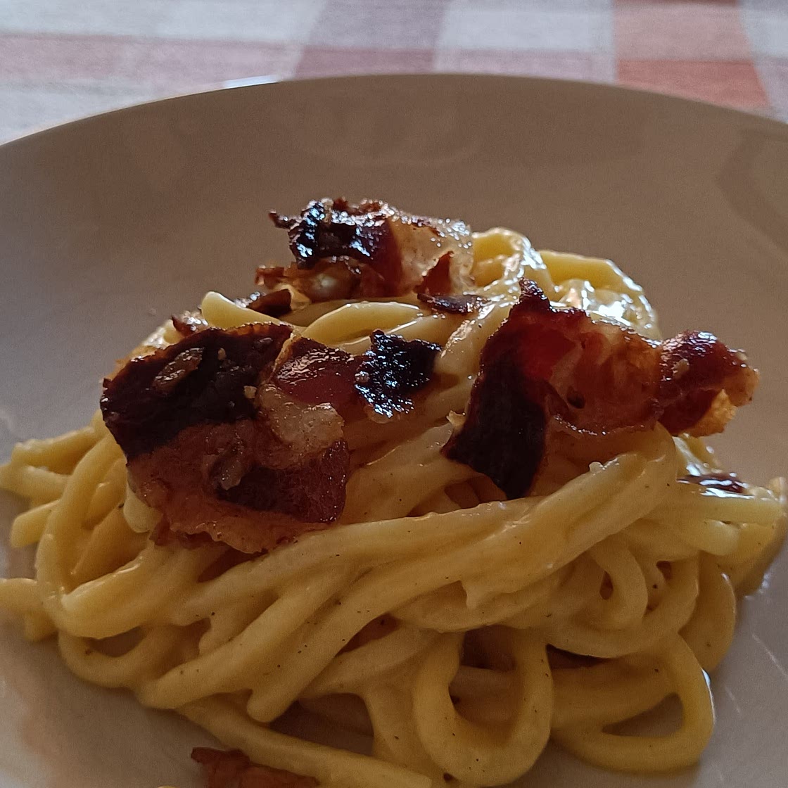 Tonnarelli alla carbonara