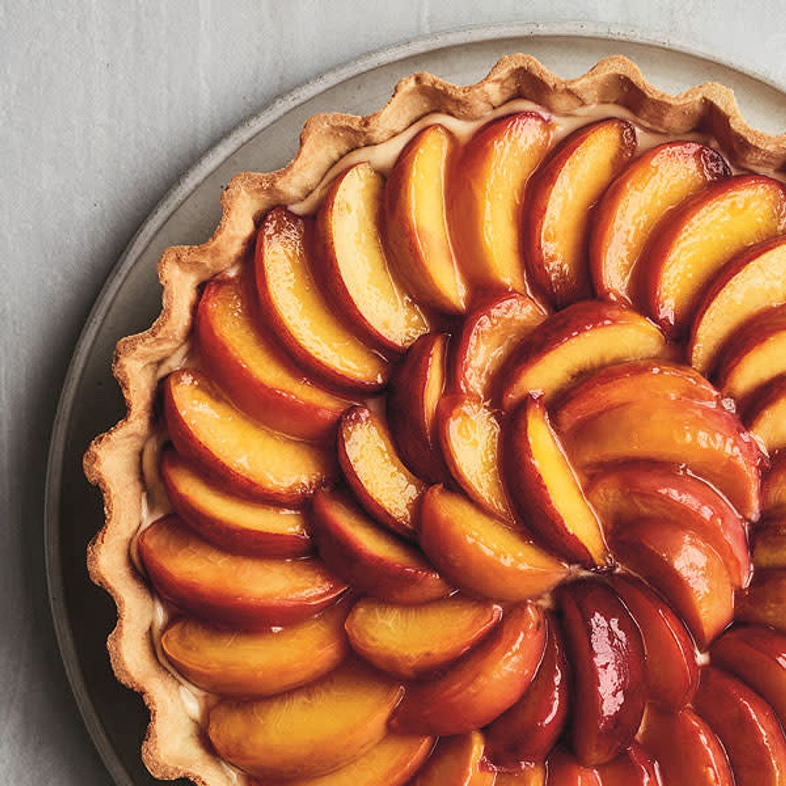 Glazed French Peach Tart