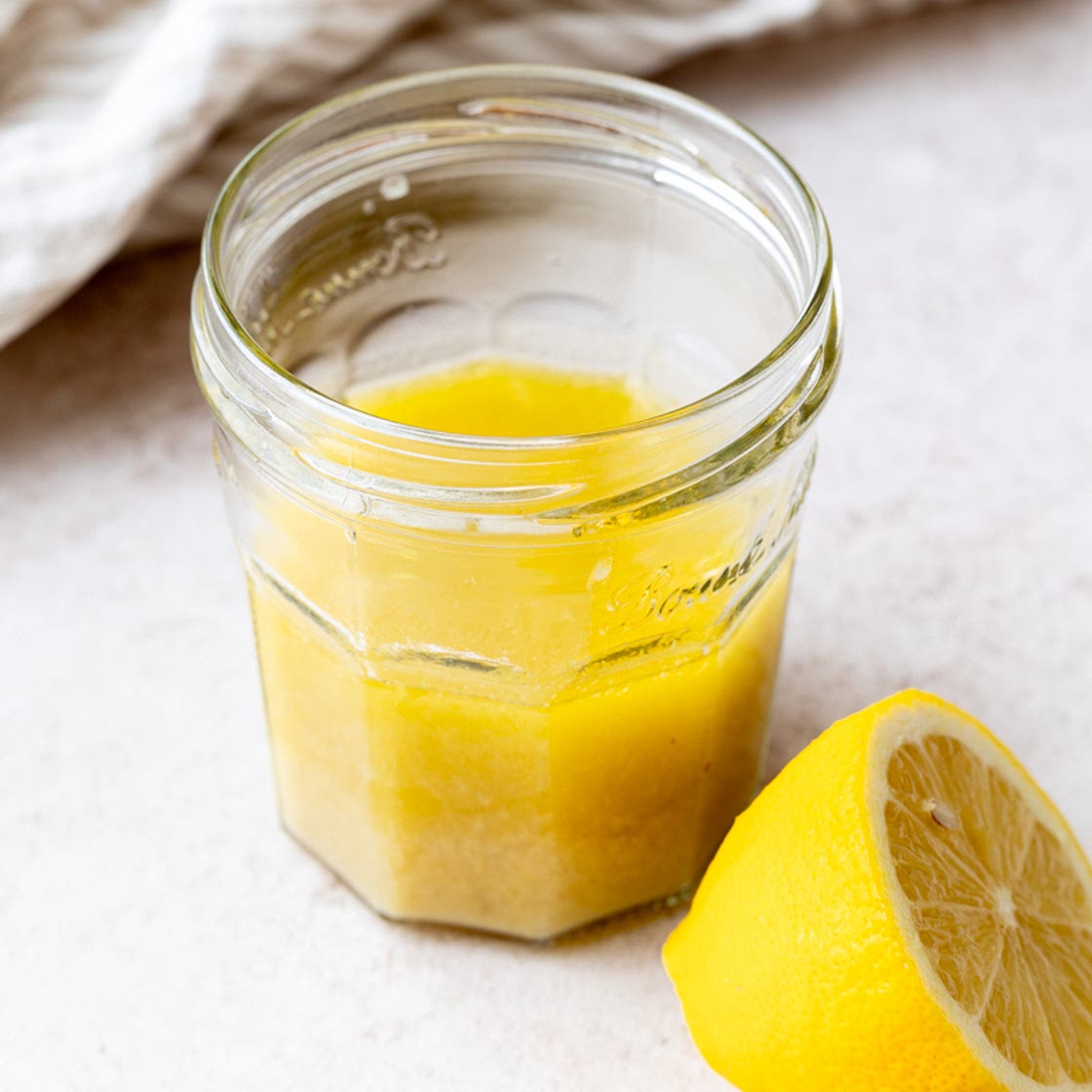 Quick Lemon Dijon Mustard Dressing with Honey