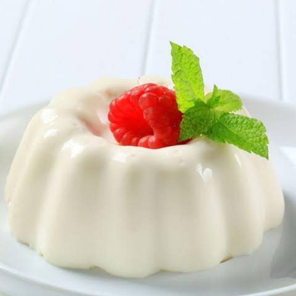 Gelatina de yogurt
