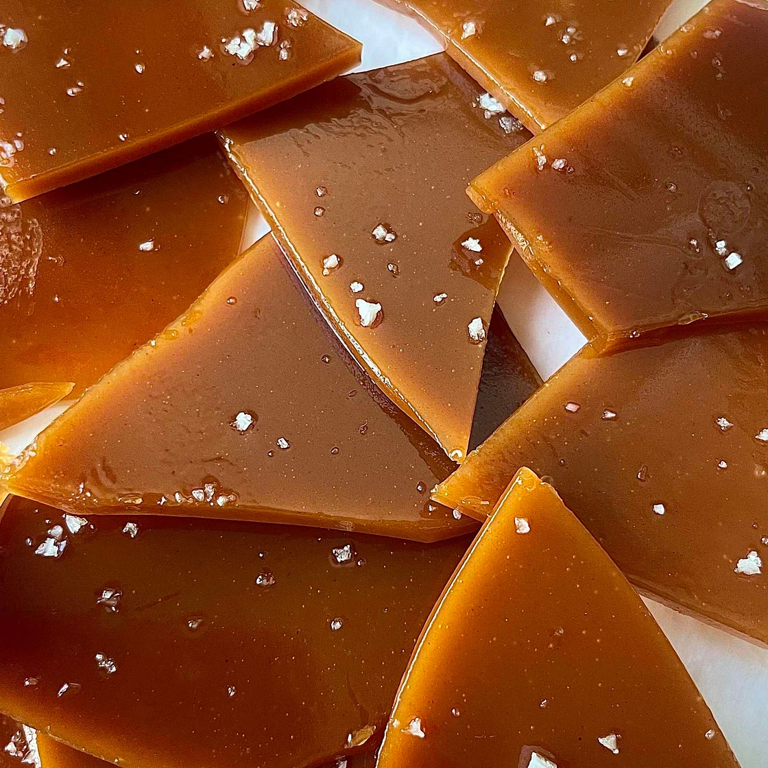 Crunchy Salted Toffee 