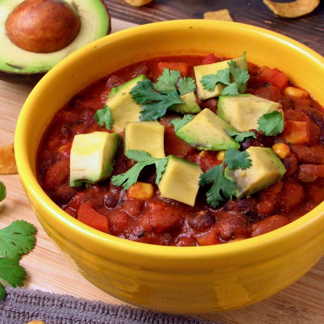 Instant Pot Veggie Chili (Vegan)