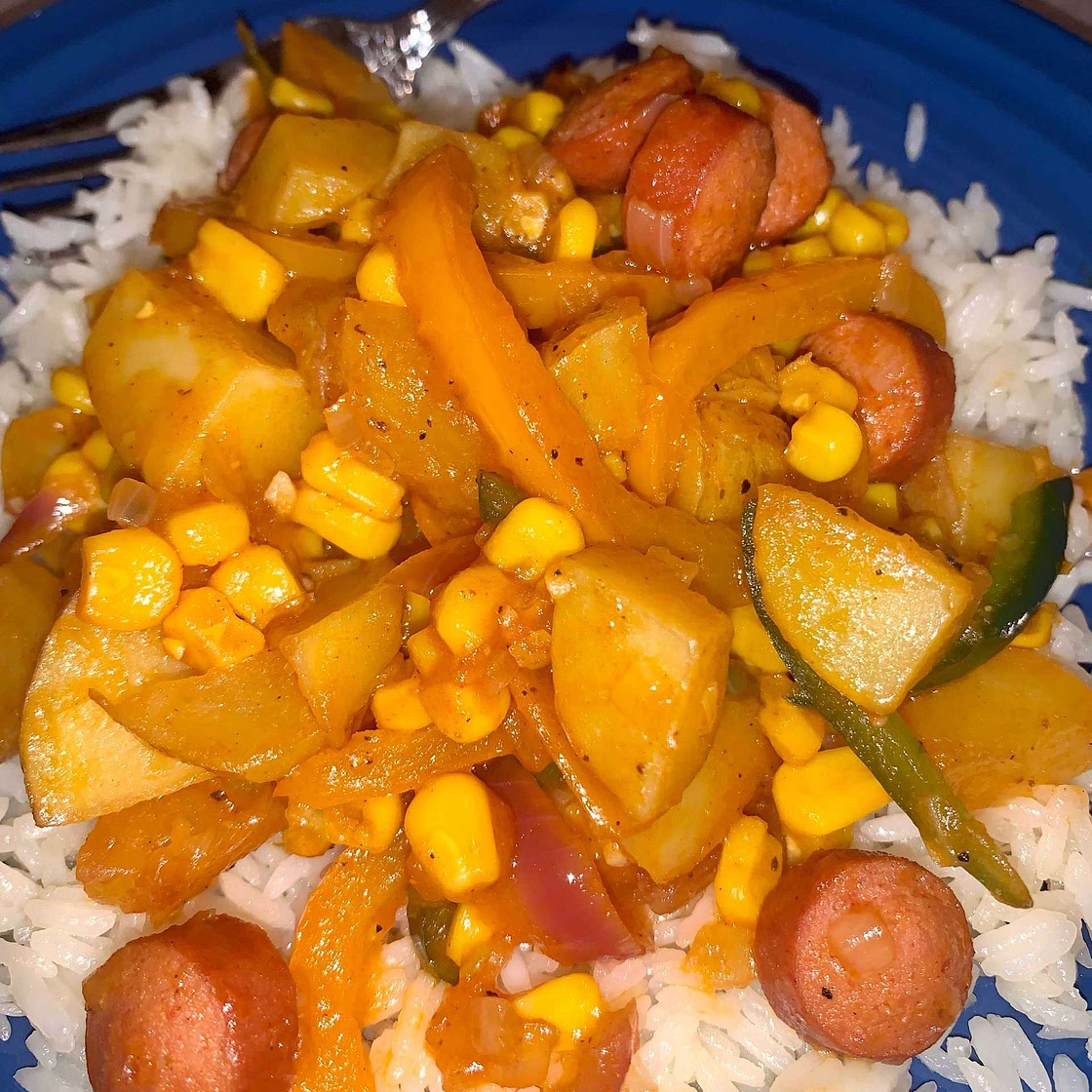 Sausage / Hot dog Stir-fry