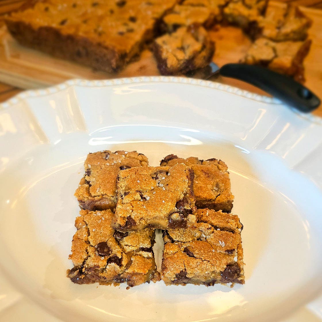 Salted Caramel Cookie Bars