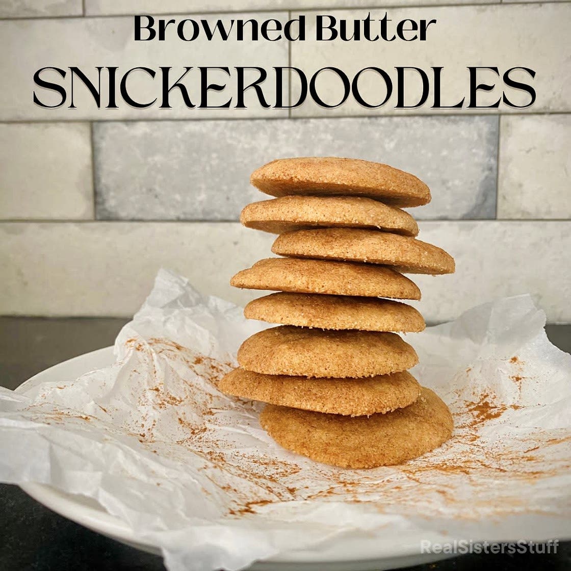 Browned Butter Snickerdoodles