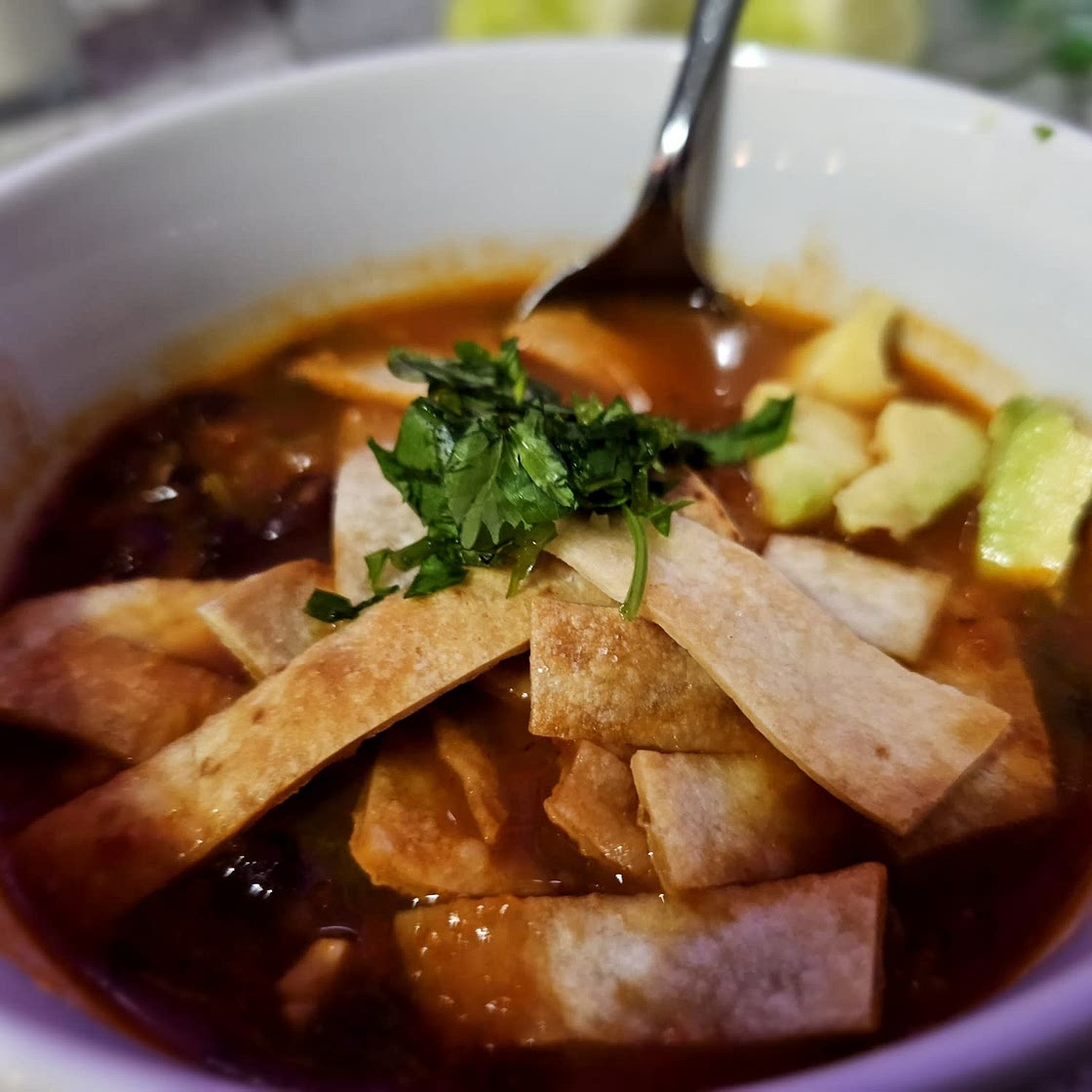 Vegetarian Tortilla Soup
