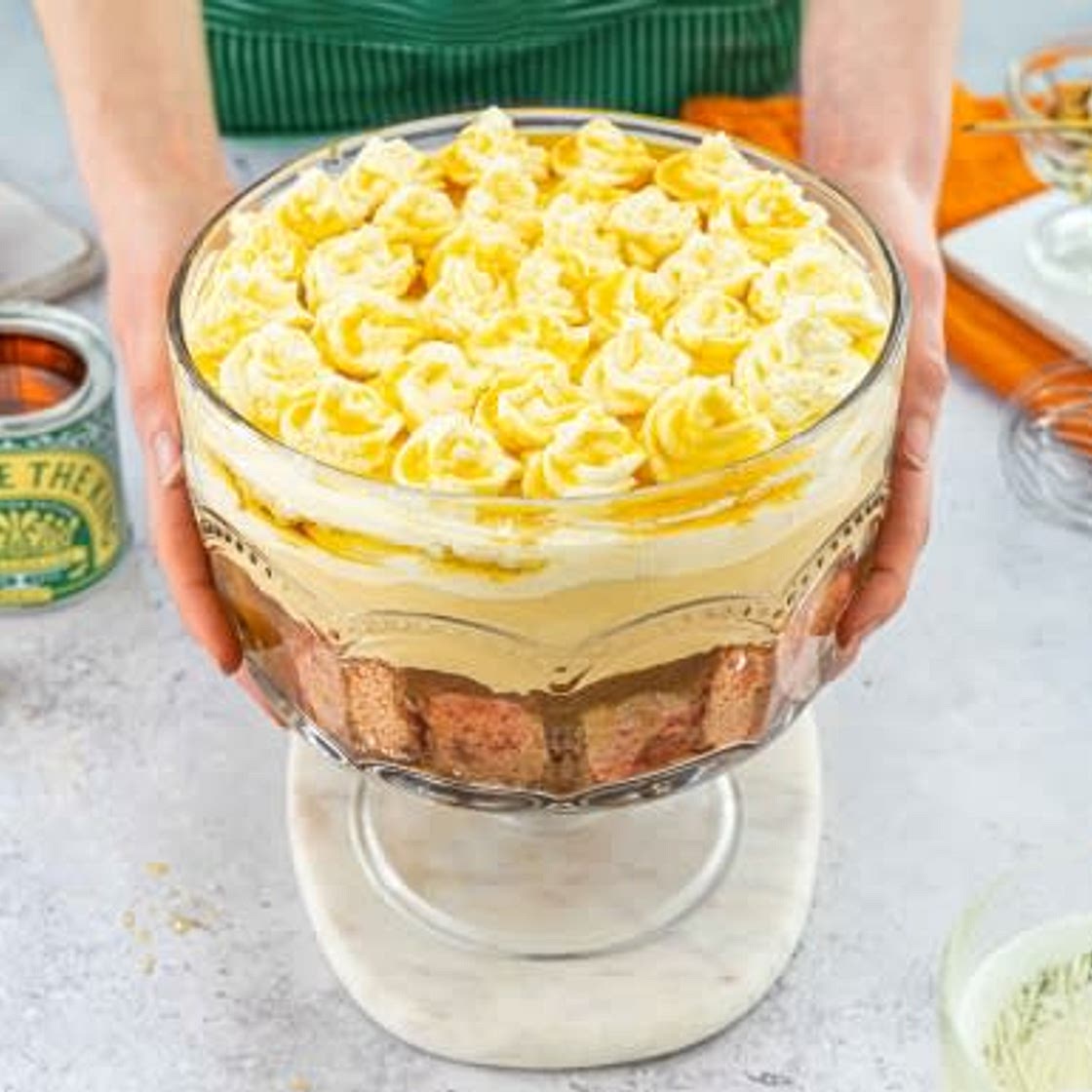 Lyle's Golden Syrup Coronation Plum Trifle