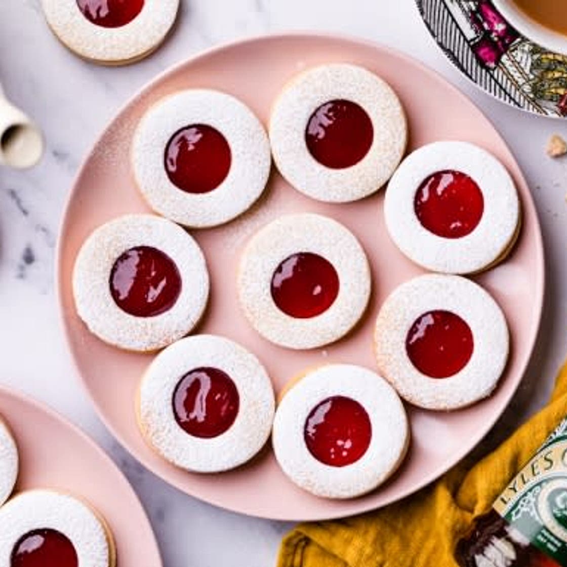 Easy Jammy Biscuits