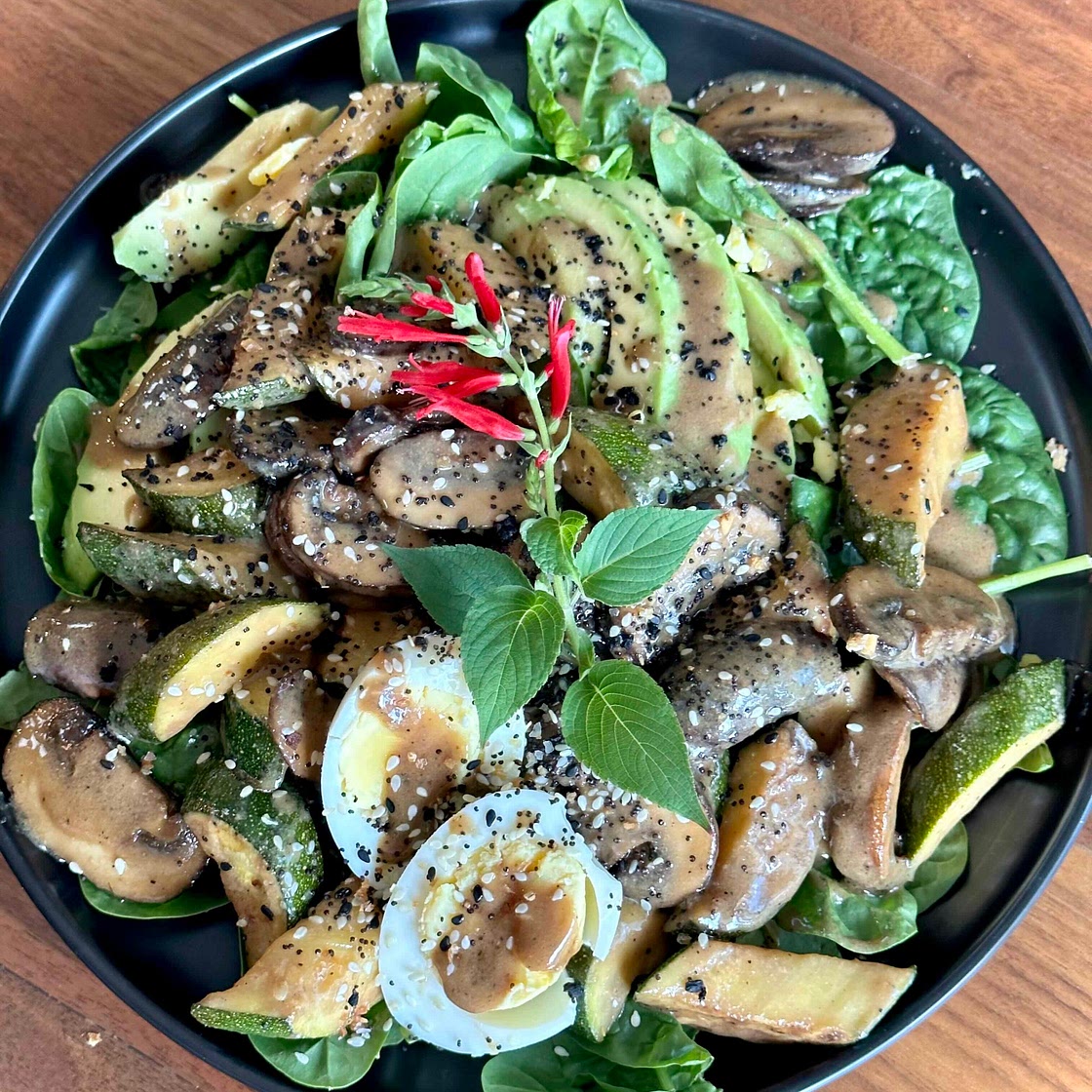 Warm Spinach Salad