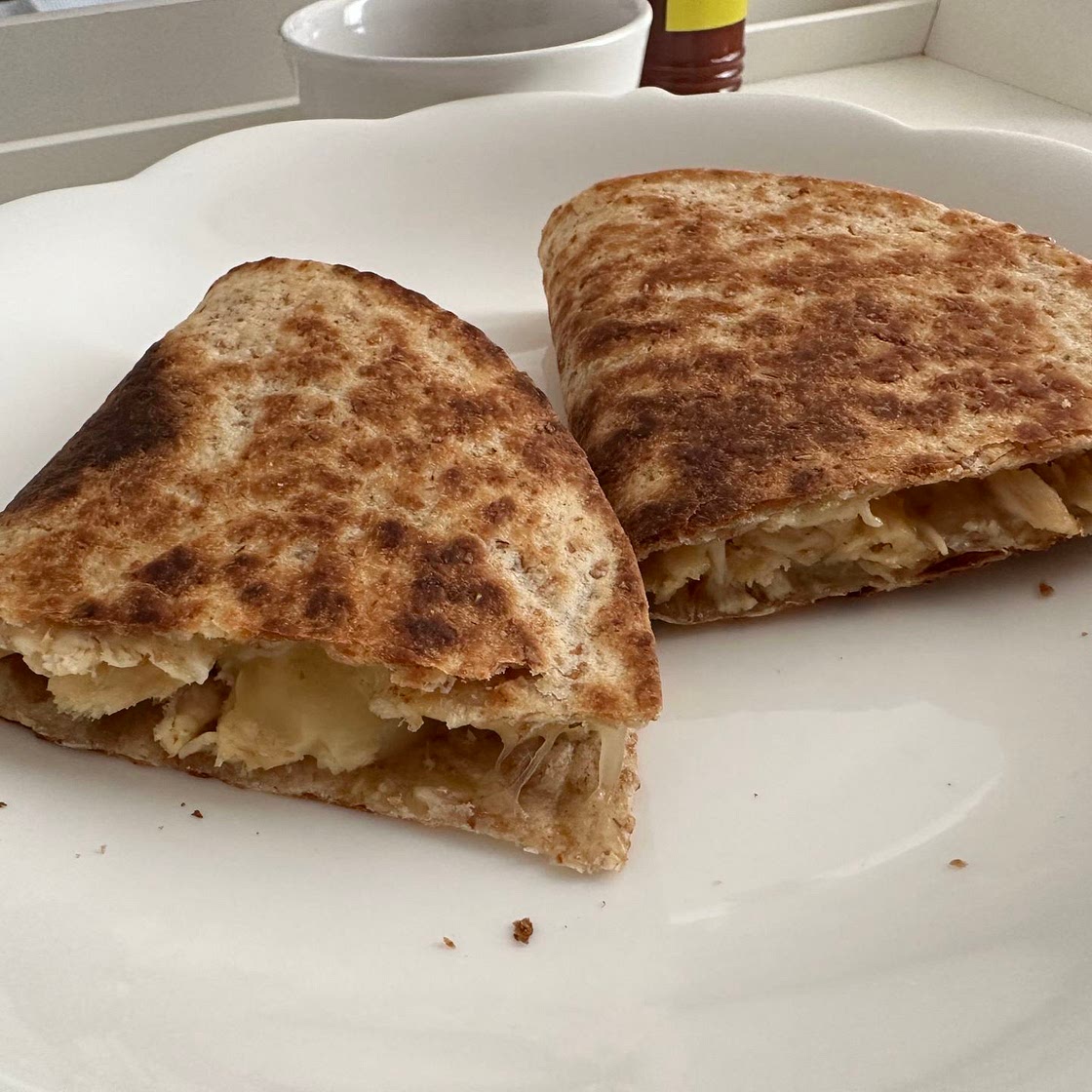 Easy chicken quesadilla 