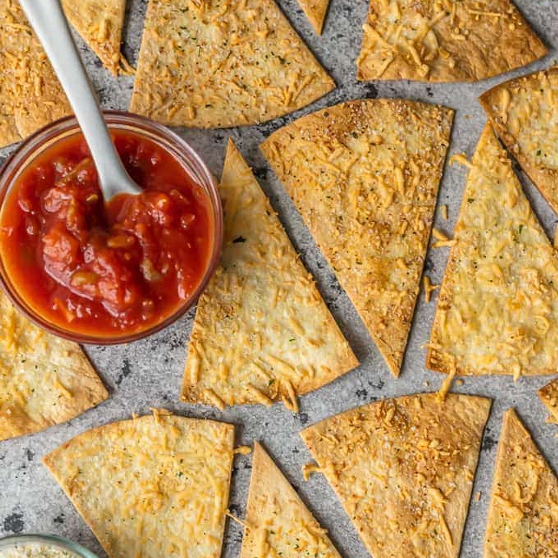 Homemade Tortilla Chips | Baked Tortilla Chips