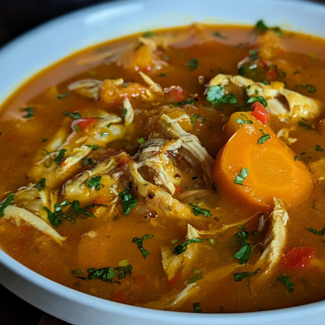Chicken Stew with Butternut Squash and Carrots