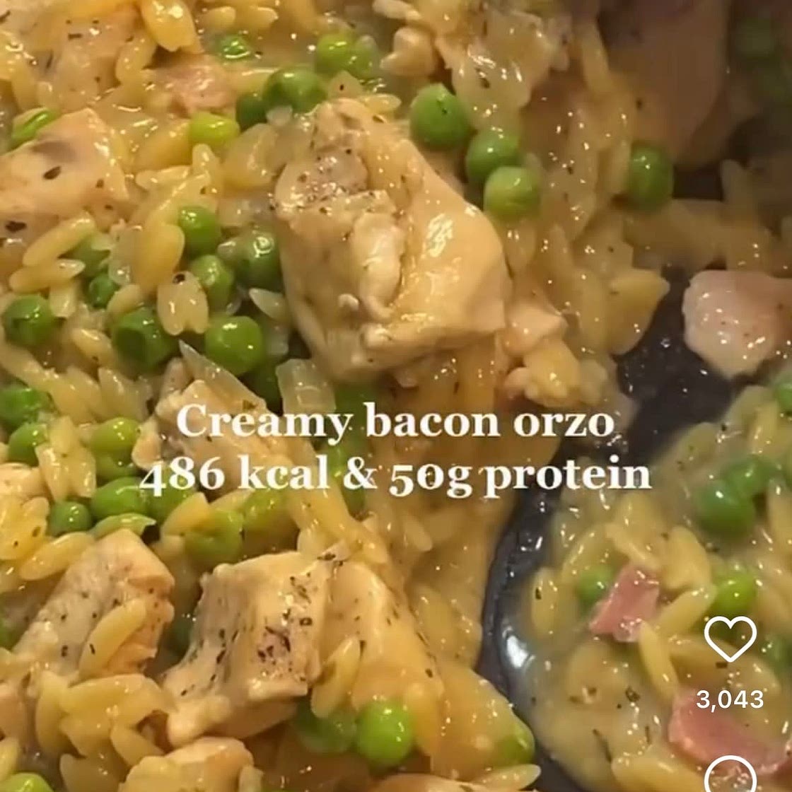 Creamy Bacon Orzo