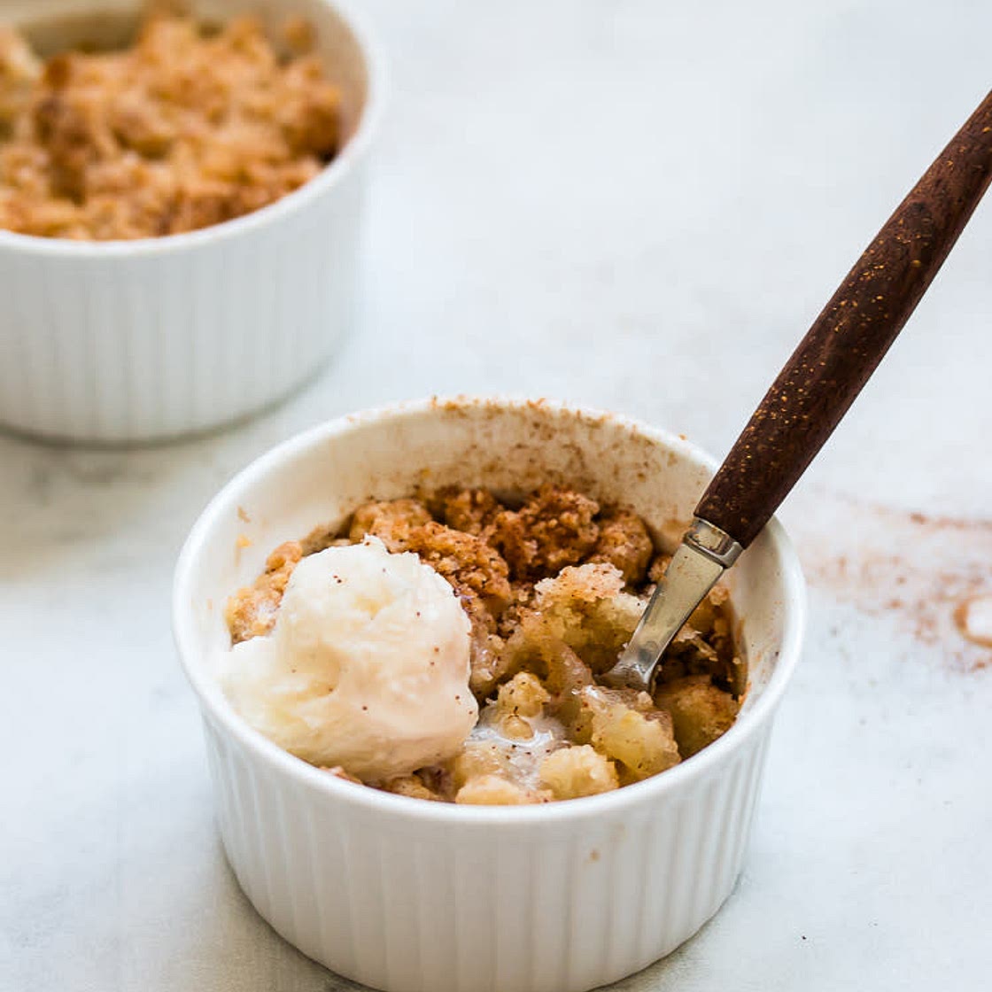 Mini Apple Crumble 