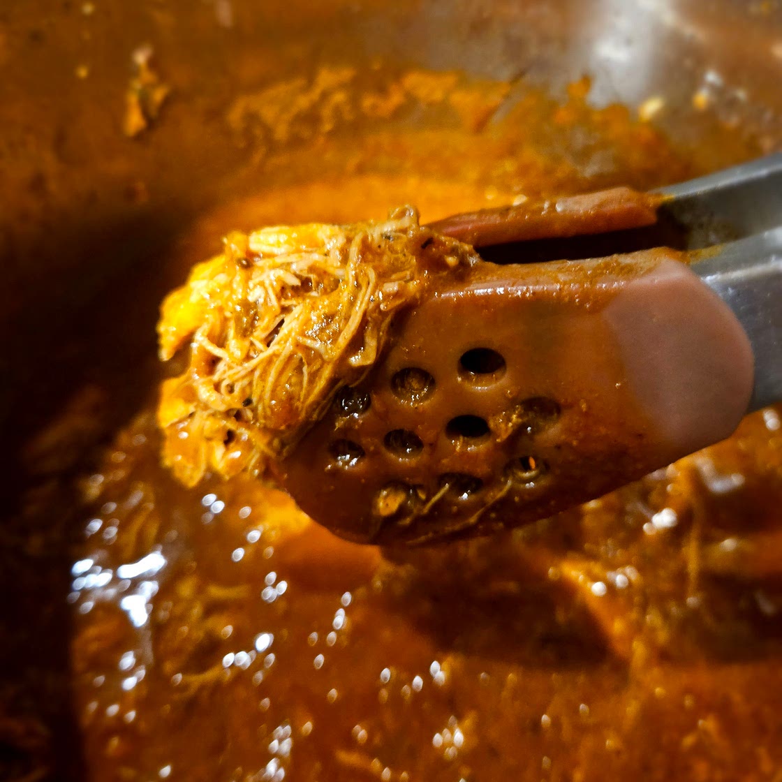 Shredded Adobo Chili Chicken