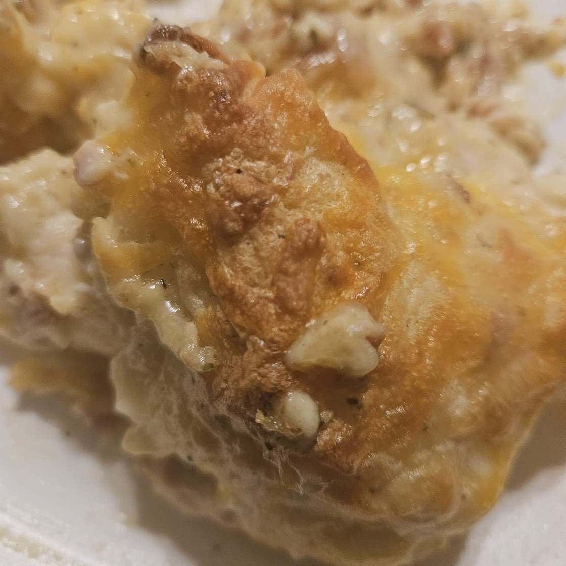 Chicken Bacon Ranch Casserole with Biscuits