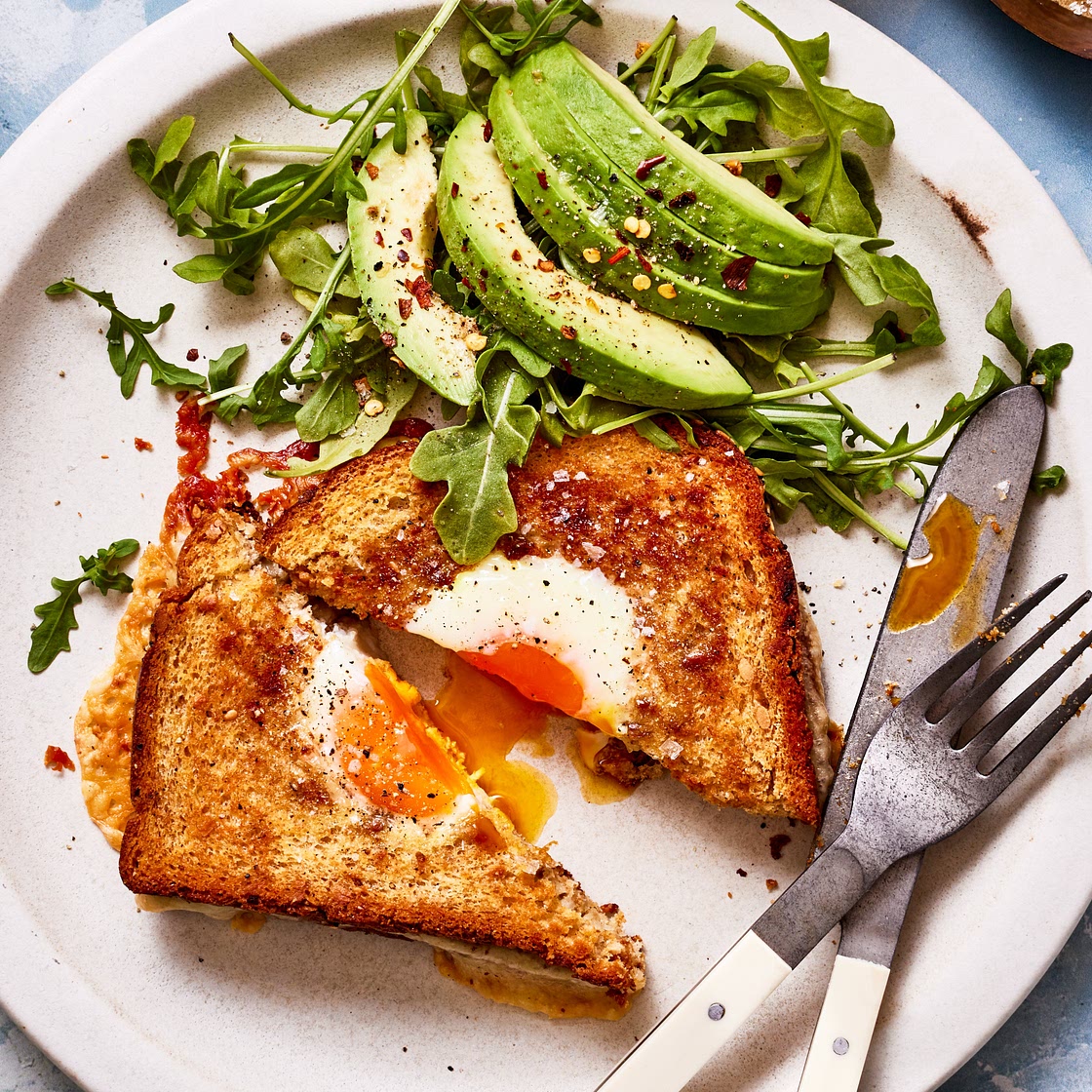 Grilled Cheese Egg-in-a-Hole