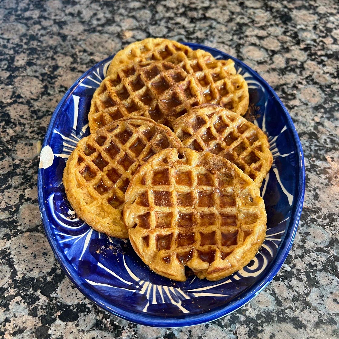 PROTEIN PUMPKIN SPICE WAFFLES