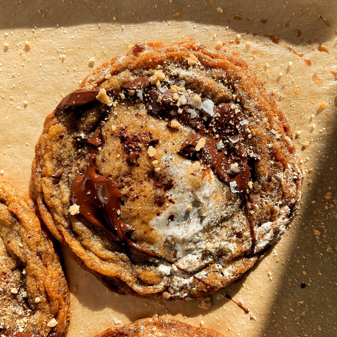 Whisky Brown Butter S’mores Cookies — the deeper living