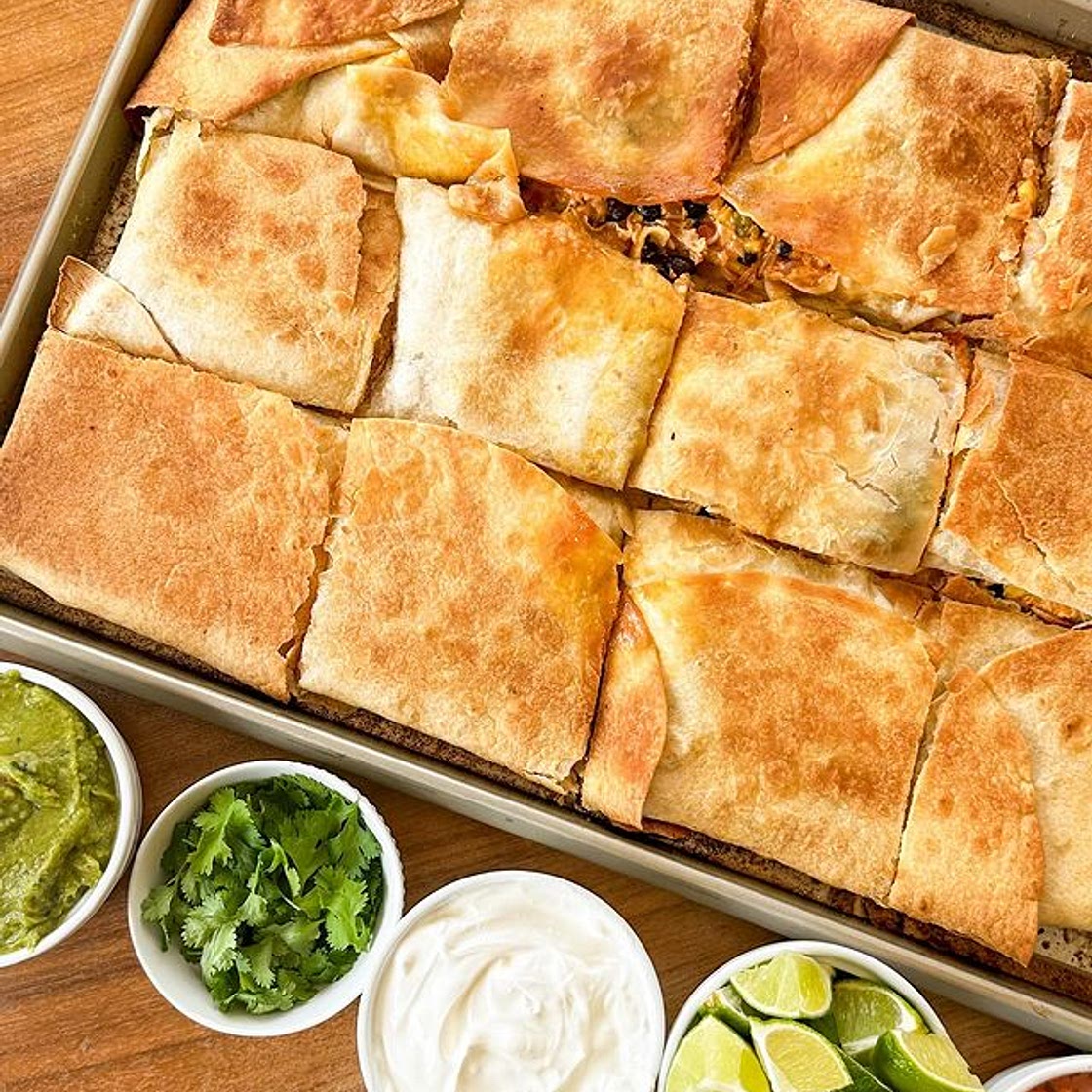 Sheet Pan Quesadillas 