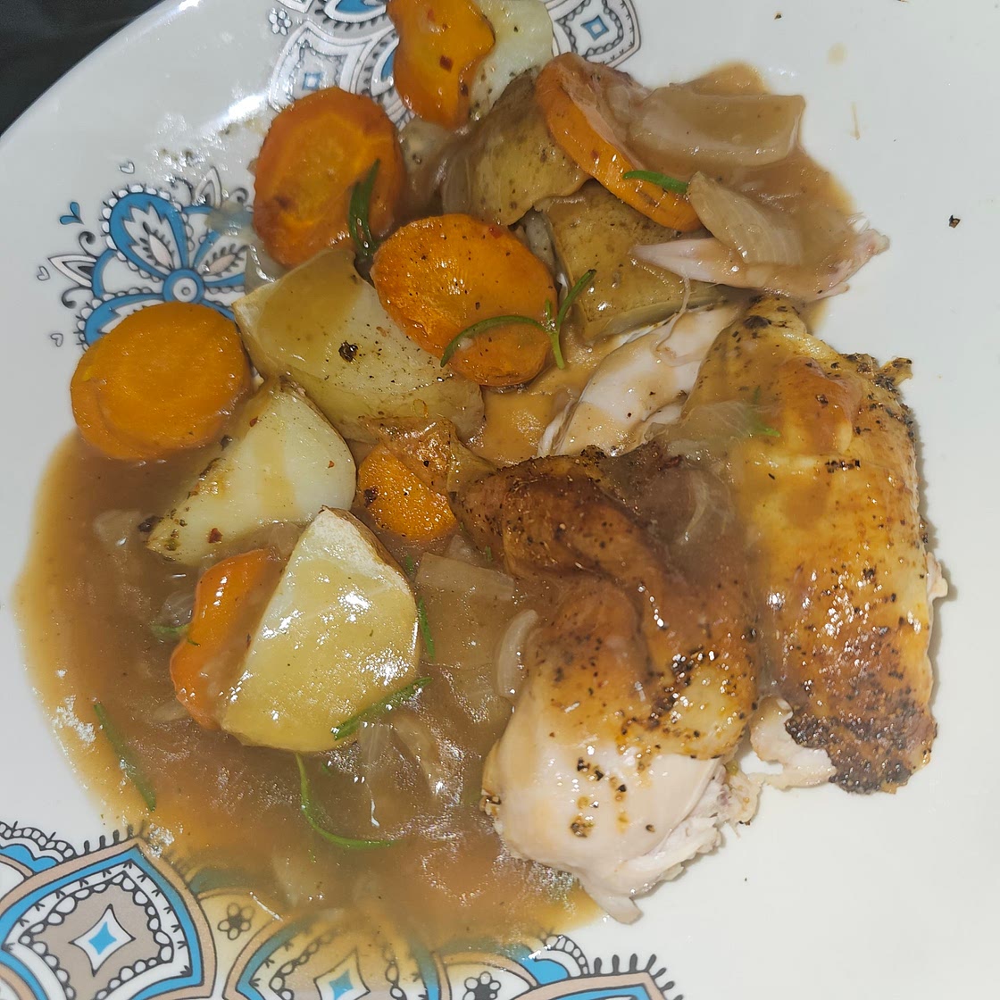 Homemade chicken gravy 😋
