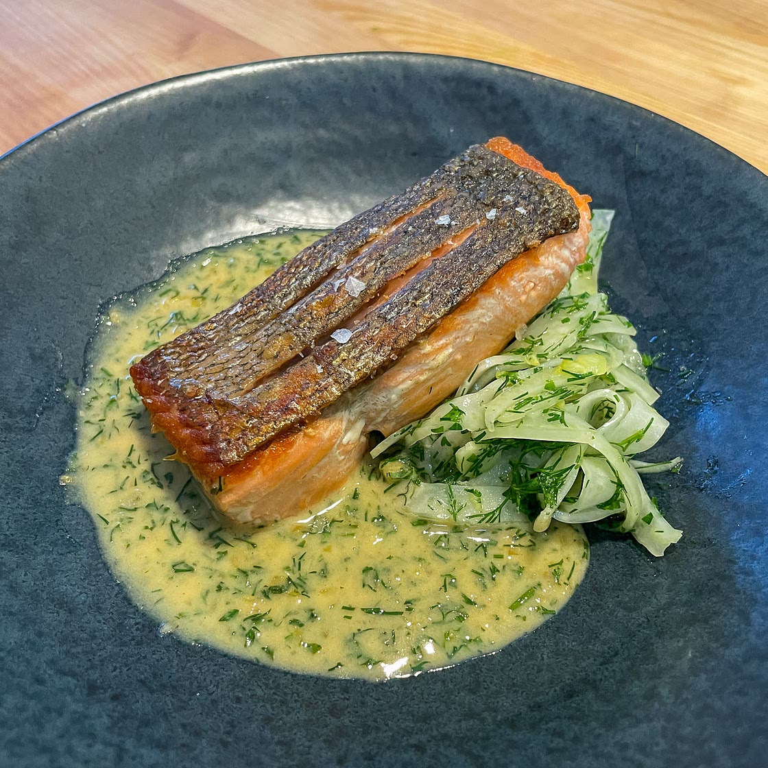 30 Minute Honey-Dijon Salmon with Fennel Salad