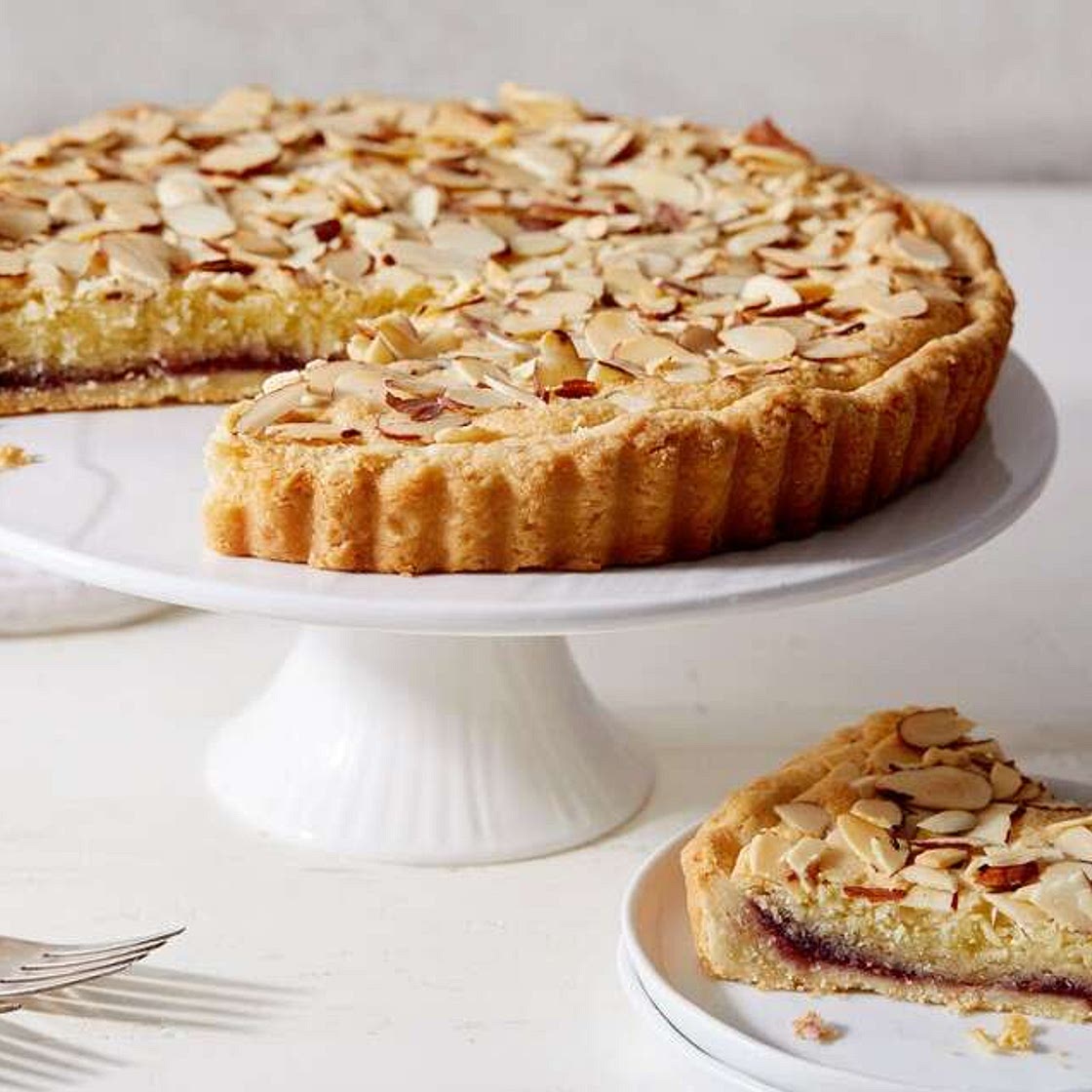 British Almond-Jam Tart(Bakewell tart)