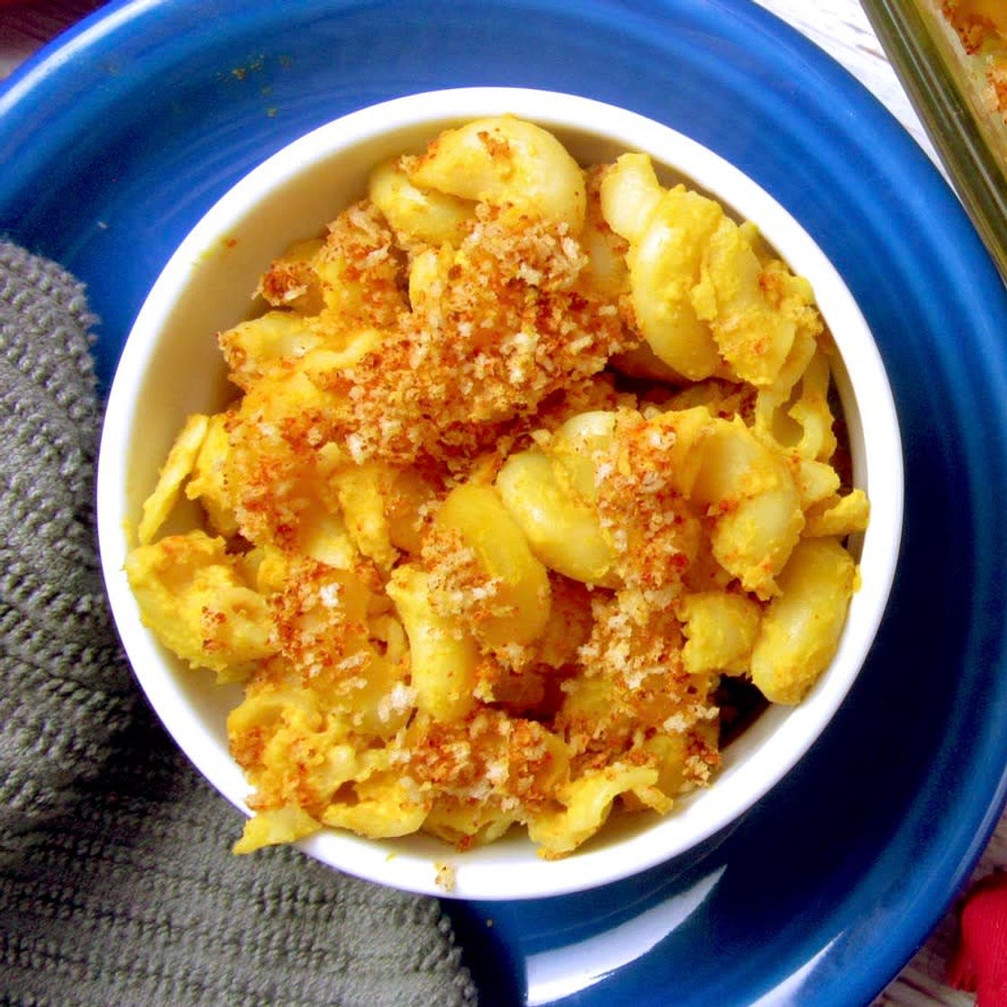 Baked Vegan Butternut Squash Mac & Cheese