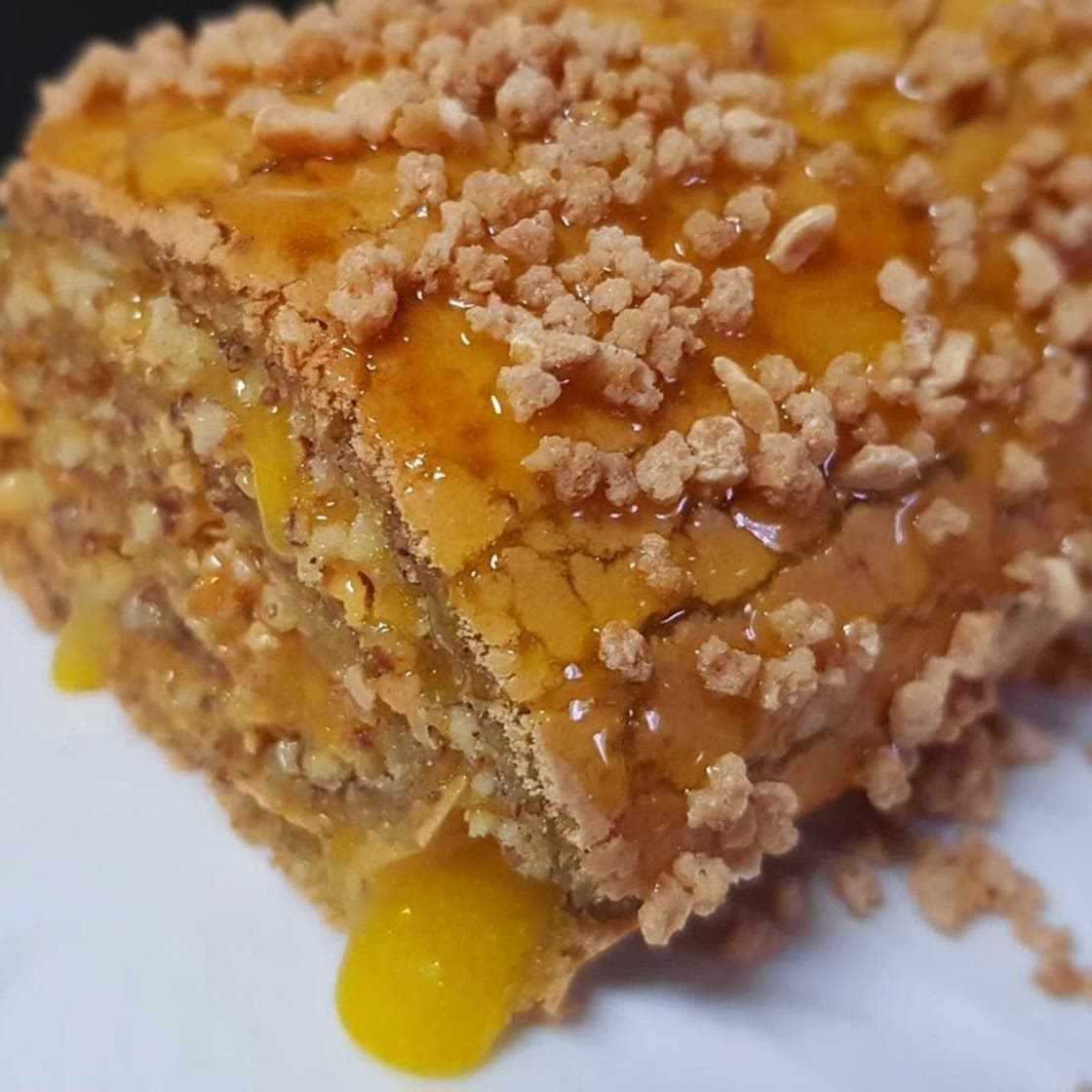 Roled Almond Cake