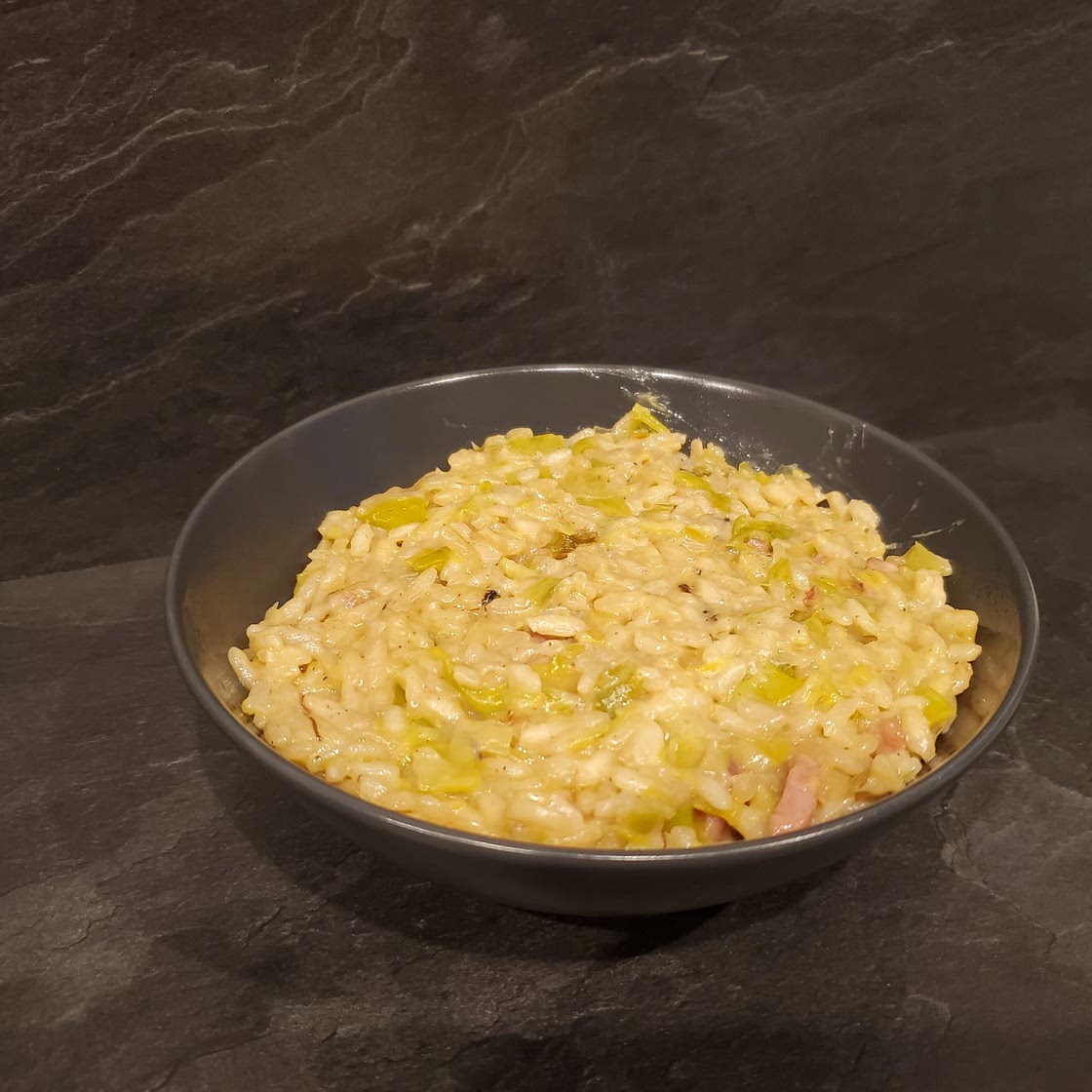 Risotto Poireaux Lardons