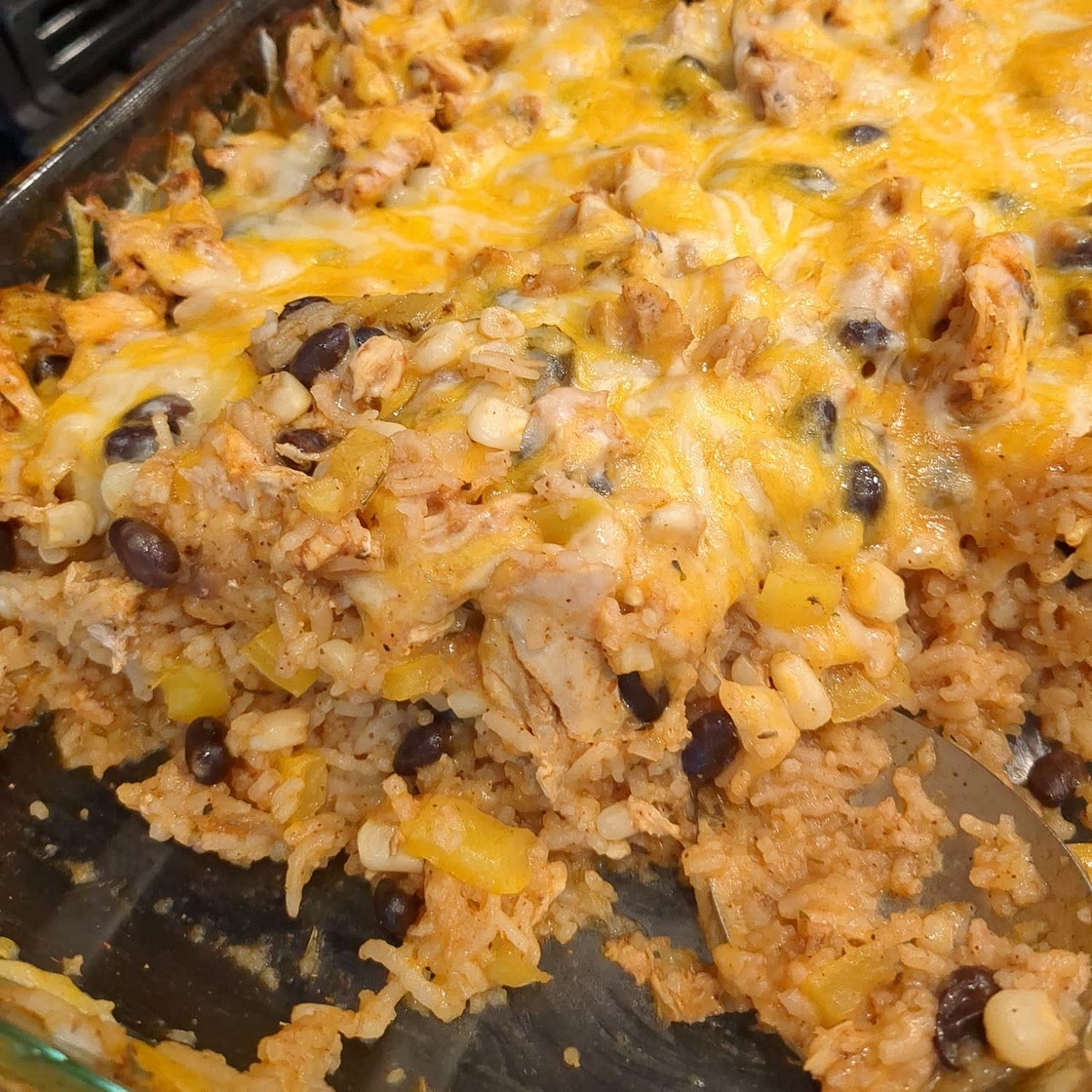 Chicken Burrito Casserole
