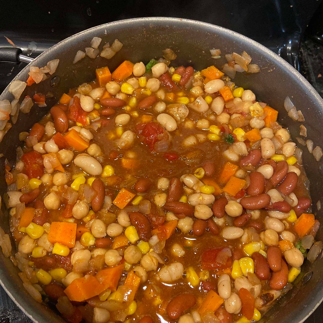 Easy 3 bean chili