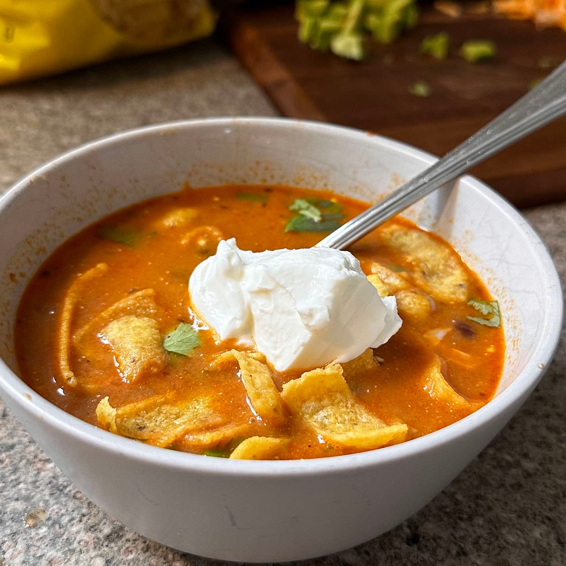 Chicken taco soup