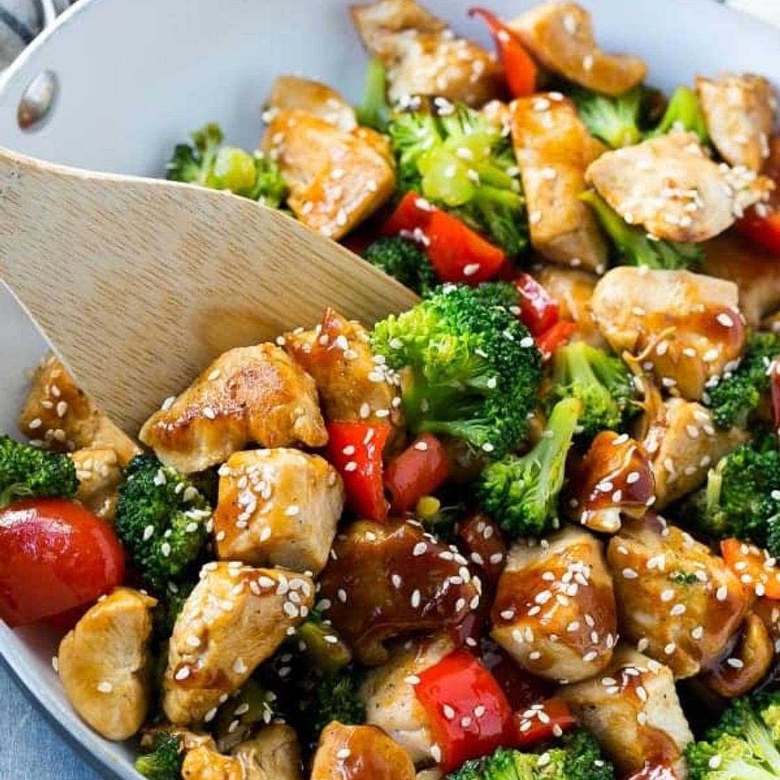 Teriyaki Chicken and Vegetable Bake