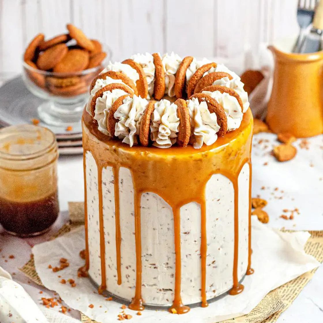 Toffee Gingerbread Cake (Gluten-Free)