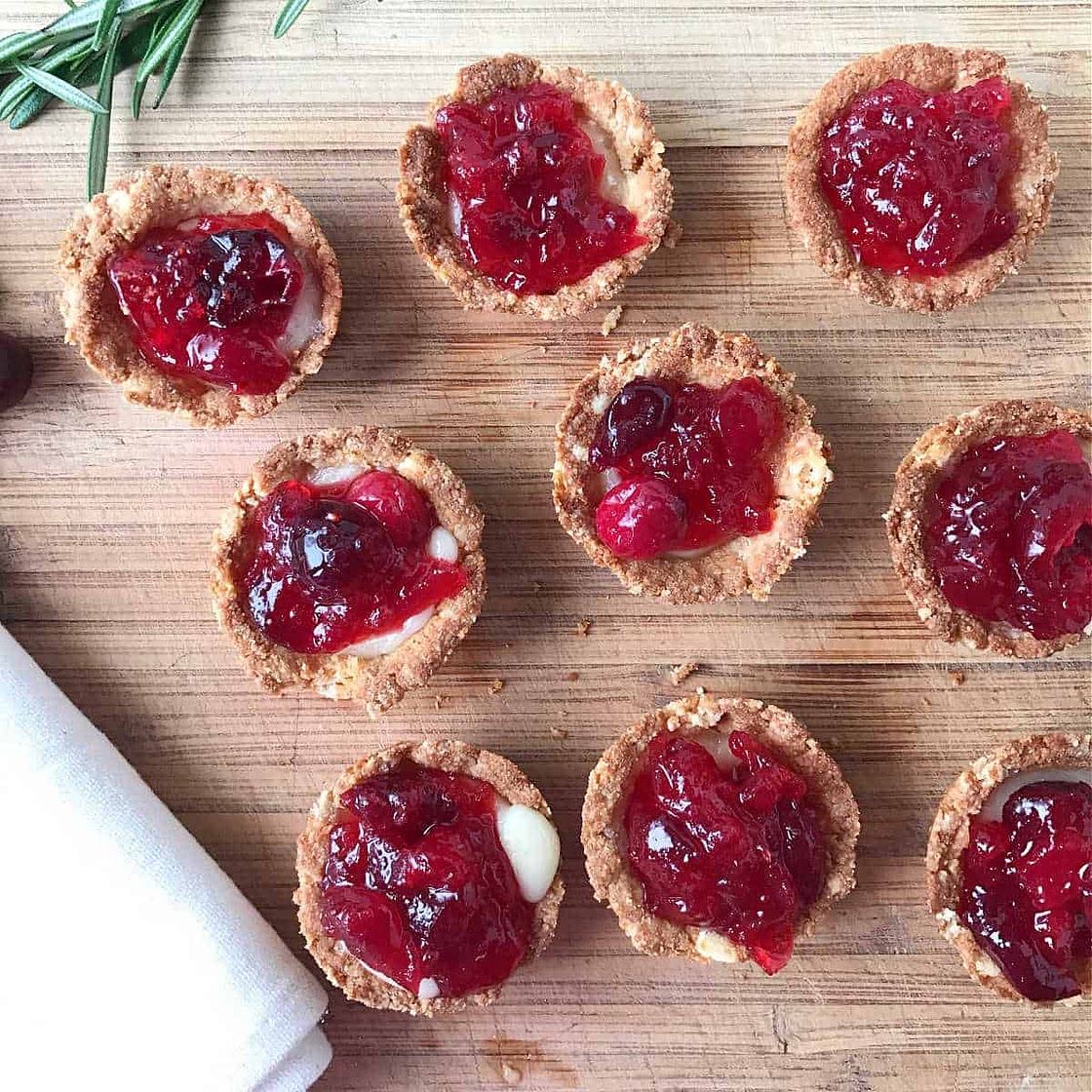 Cranberry Brie Tartlets