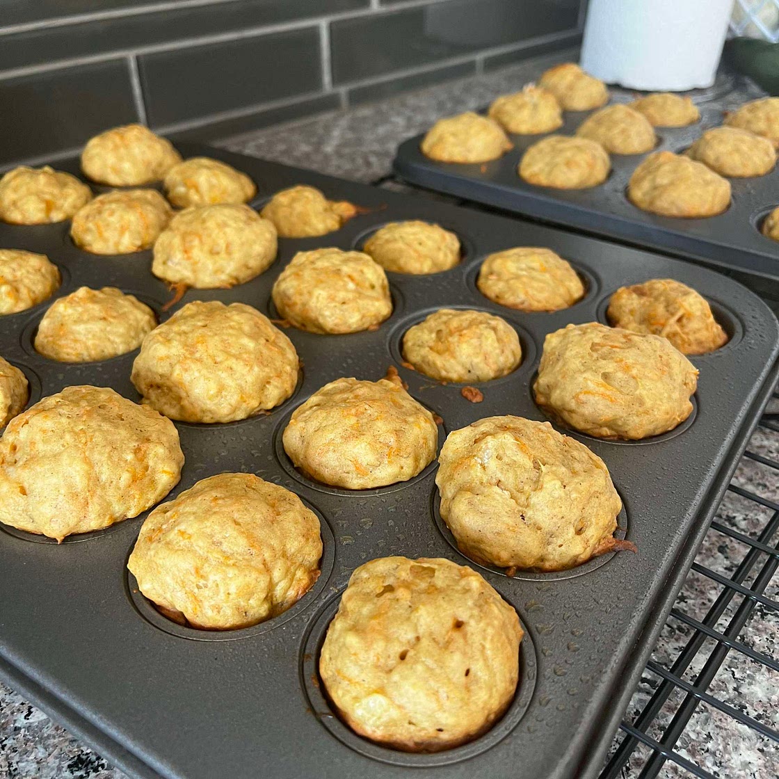 Banana Carrot Muffins - Aubrey's Kitchen