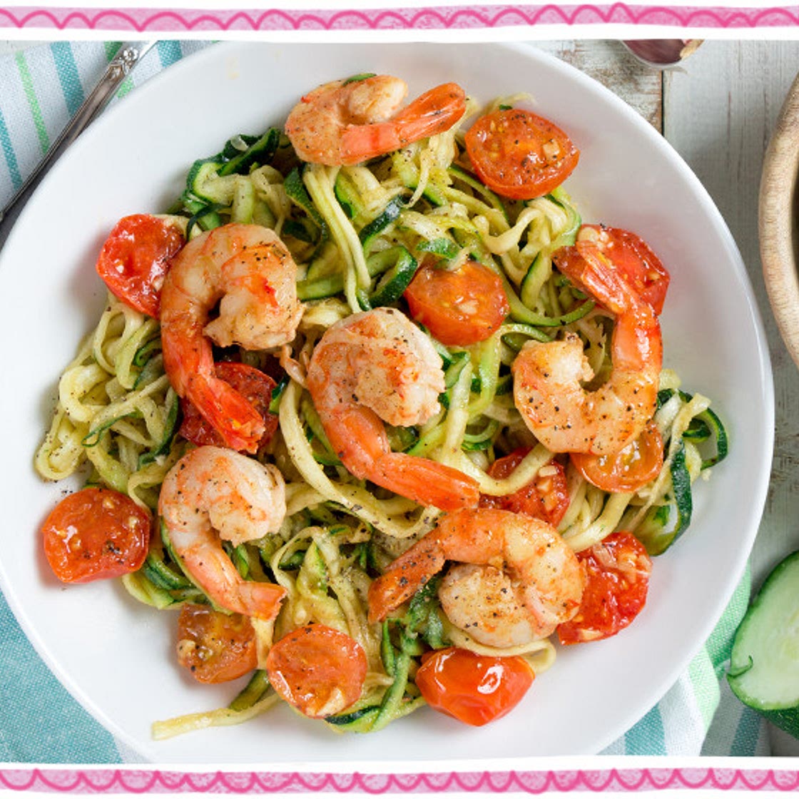 STEP 2 Prawn Pad Thai with Courgetti