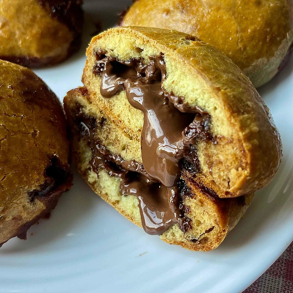 Stuffed Nutella Buns
