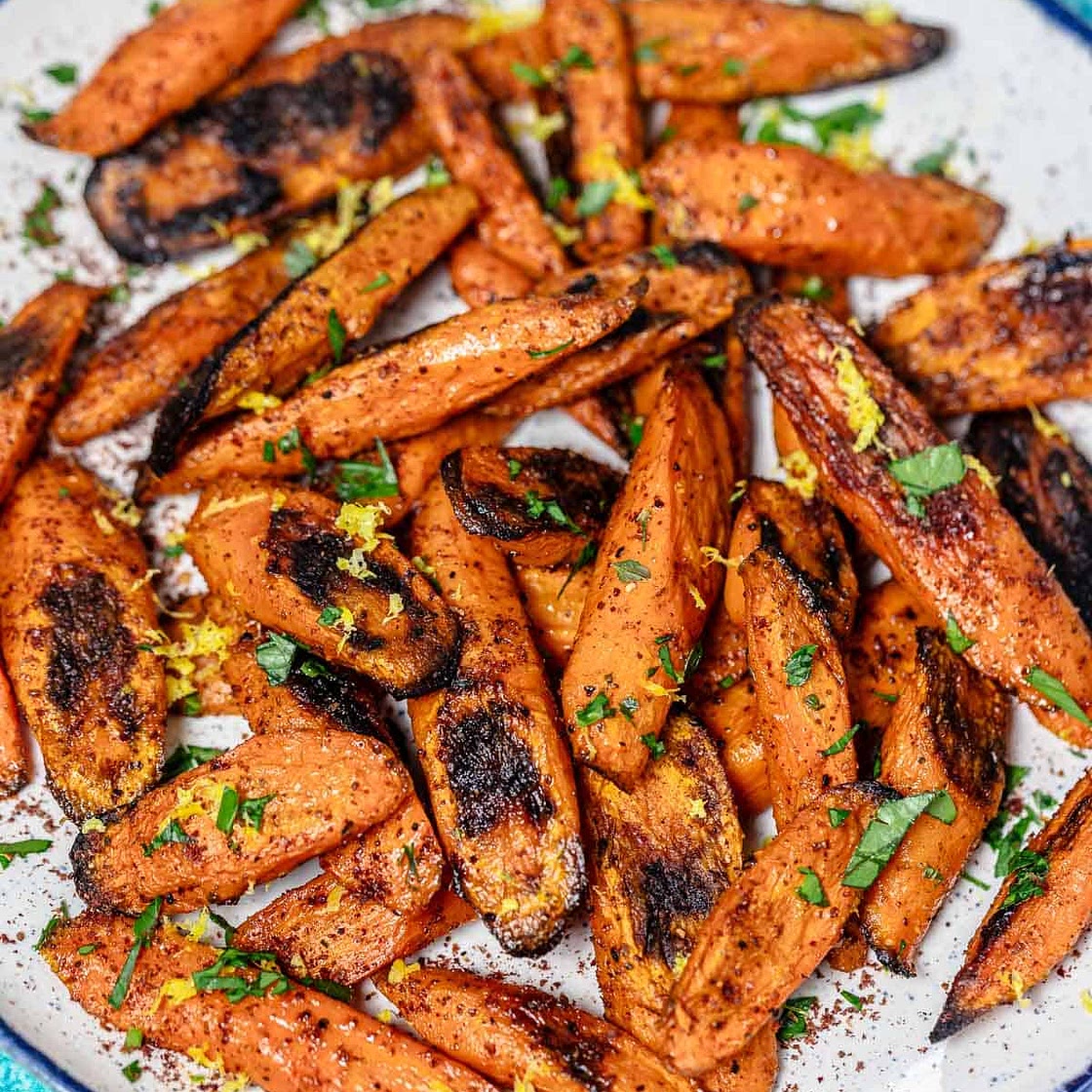 Oven Roasted Carrots with Sumac