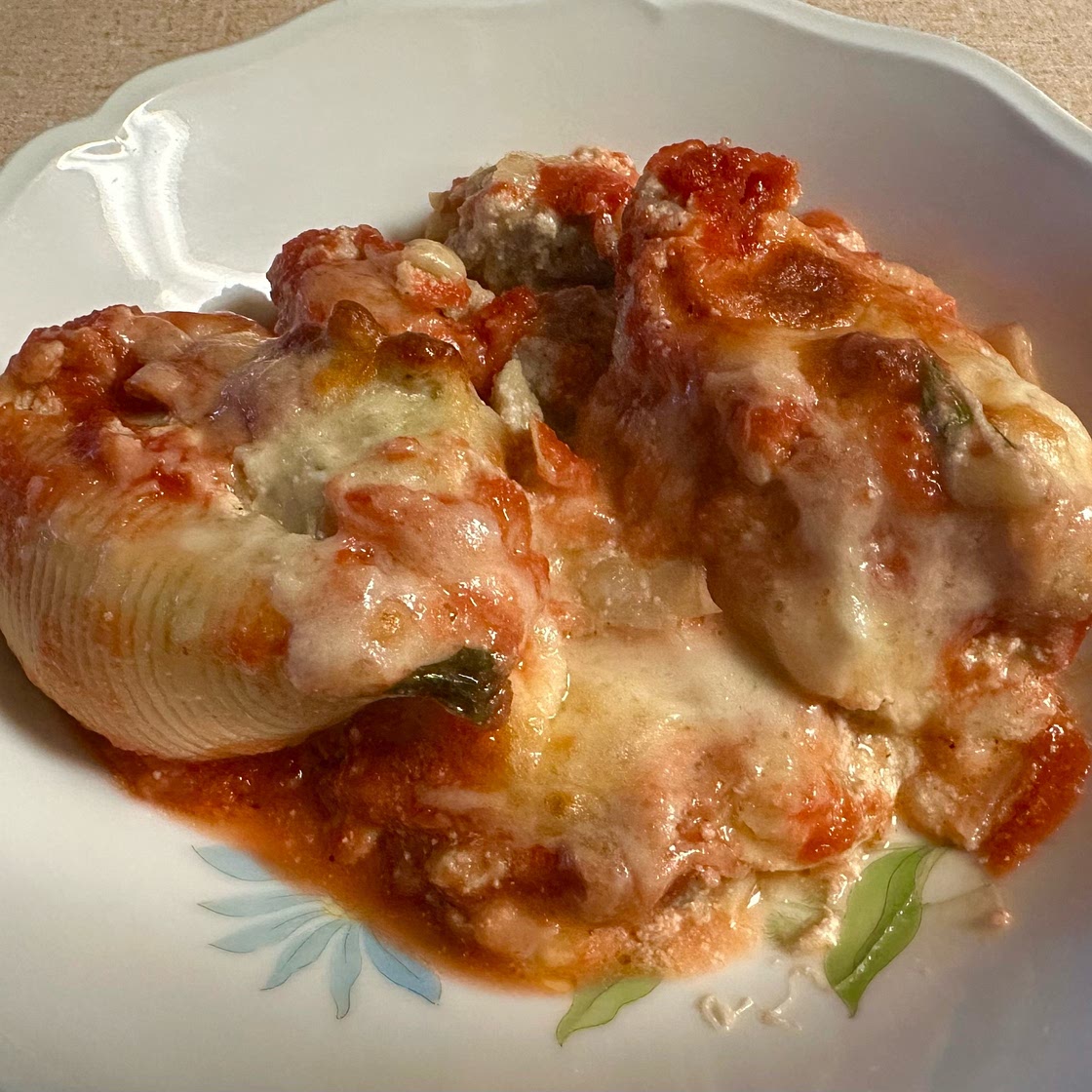 Turkey and Artichoke Stuffed Shells