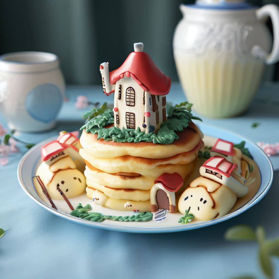Japanese-Style Cottage Cheese Pancakes