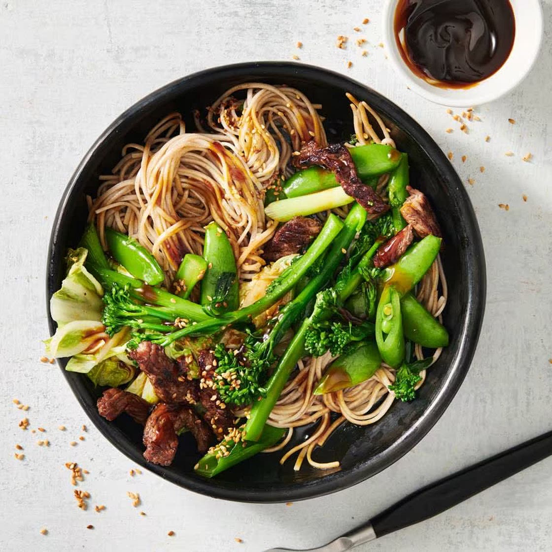 Stir-fry met biefstuk