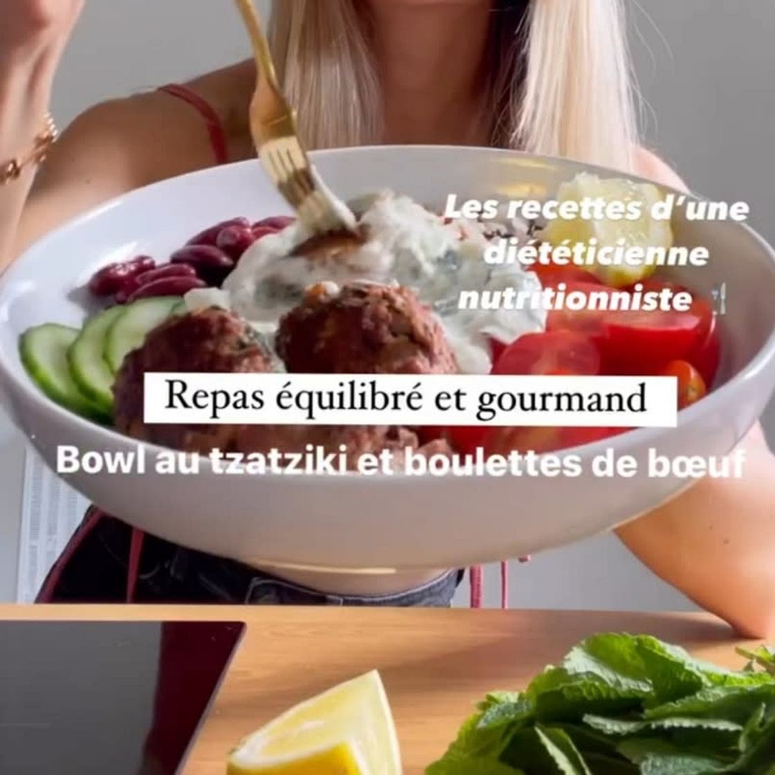 Tzatziki boulette bowl