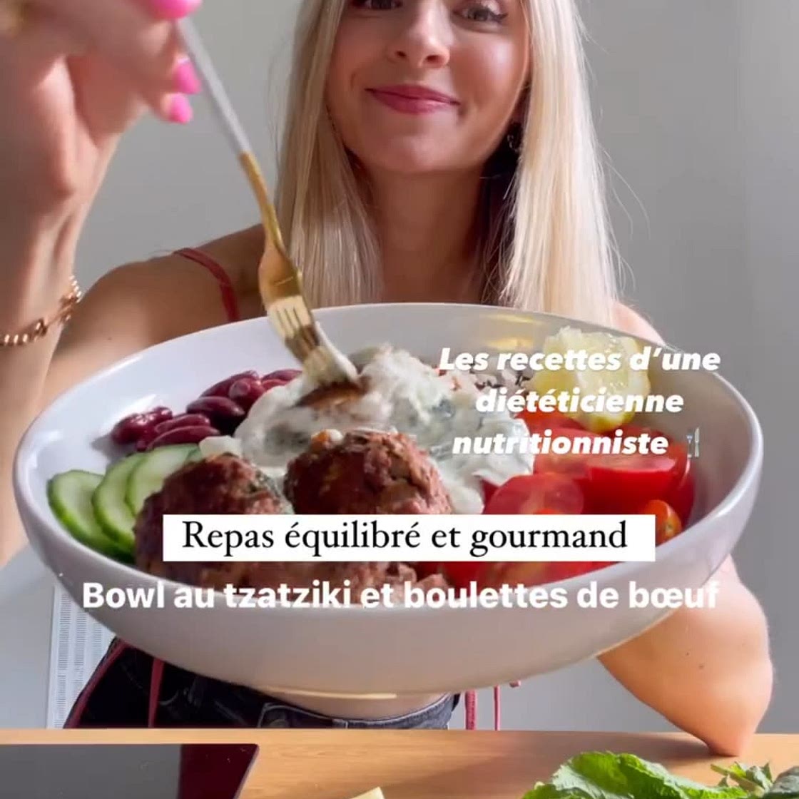 Tzatziki boulette bowl