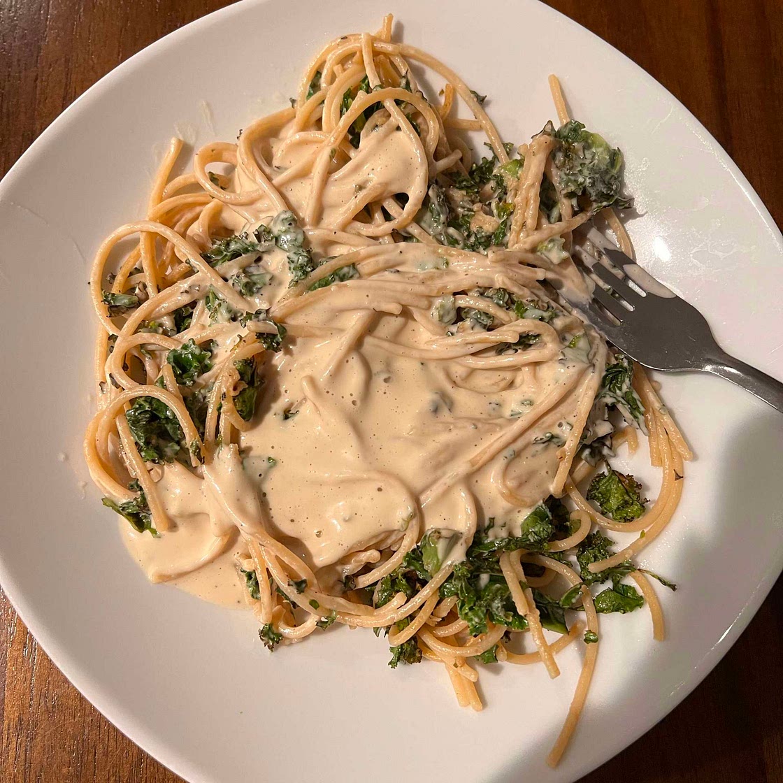Creamy Pasta with Kale