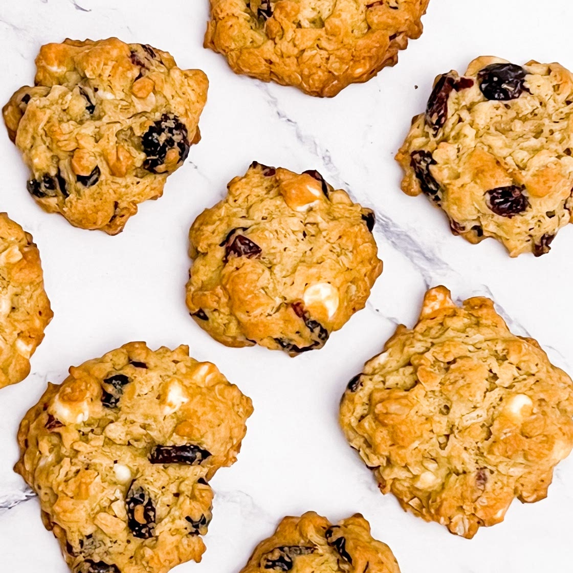 Cranberry White Chocolate Cookies -