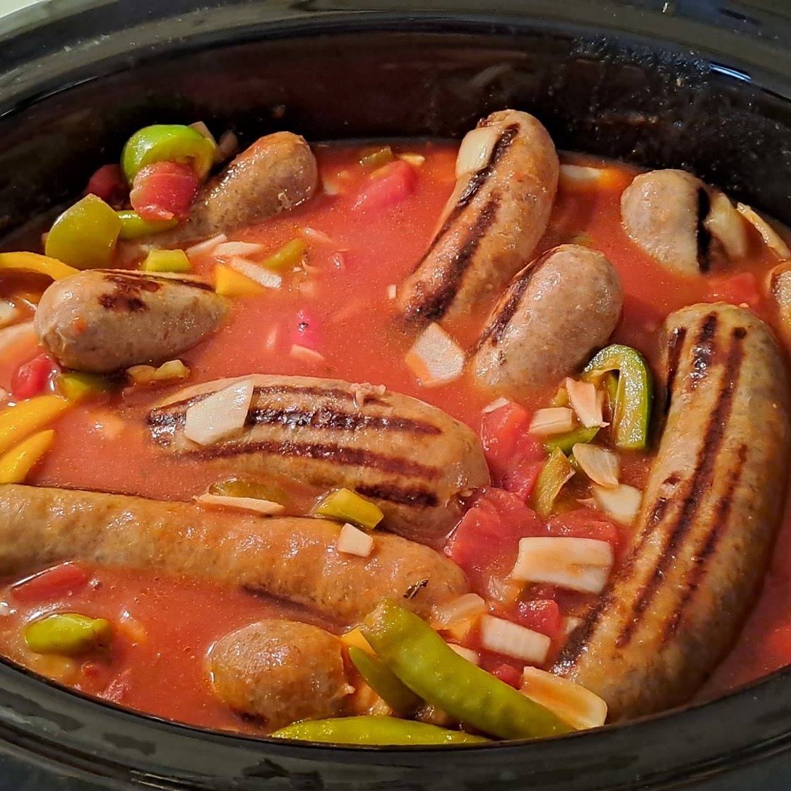 Sausage and Peppers (Slowcooker)