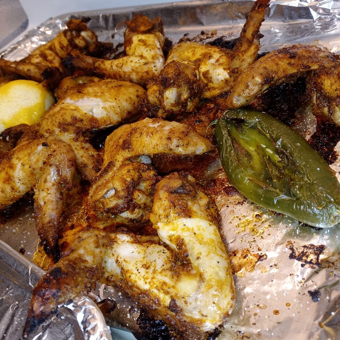 Lemon Pepper Roasted Wings