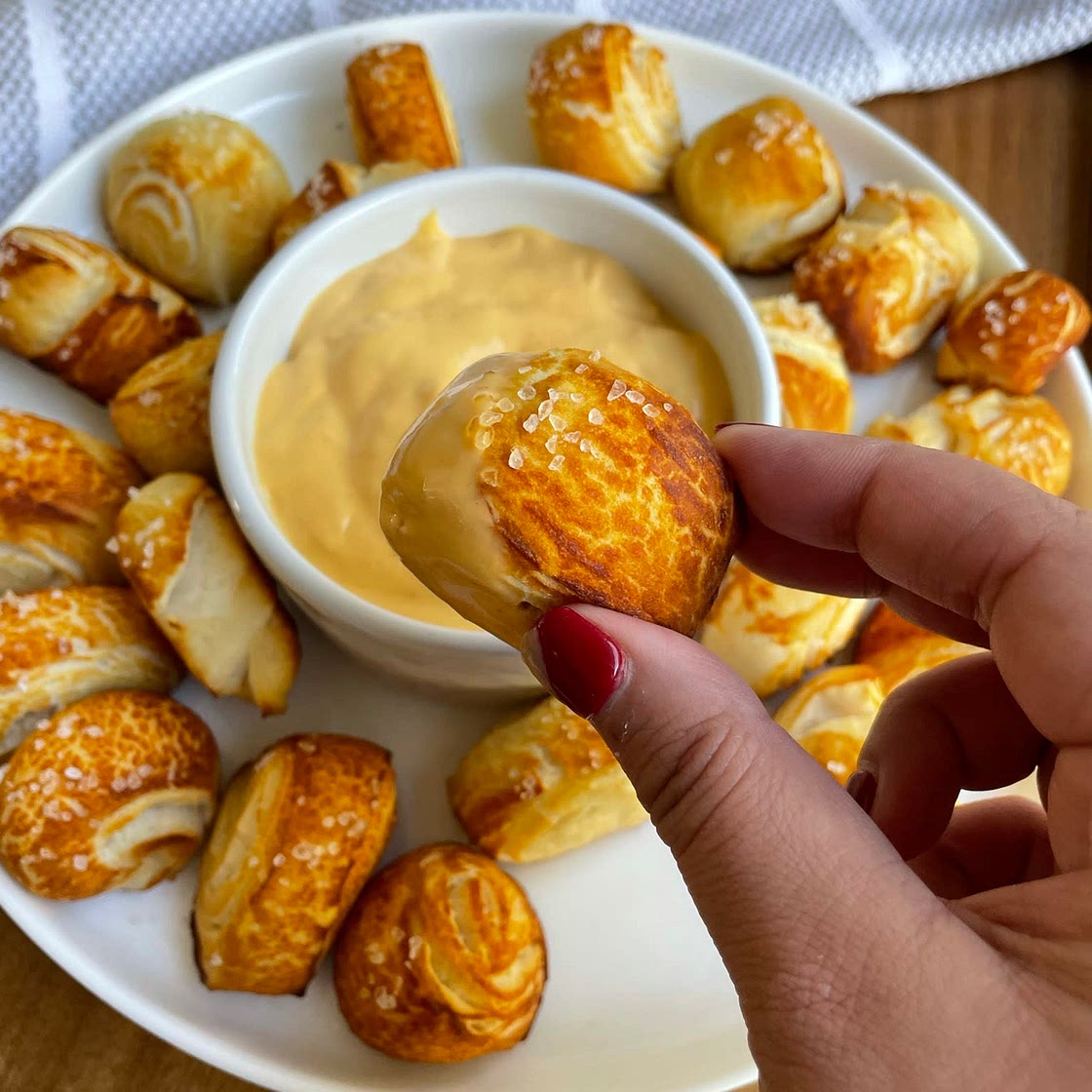 Pretzel bites